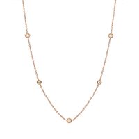 Collana Gazzola Gioielli Donna in Oro rosa Diamante 0.35 Ct BBGT05CR07 - BBGT05CR07